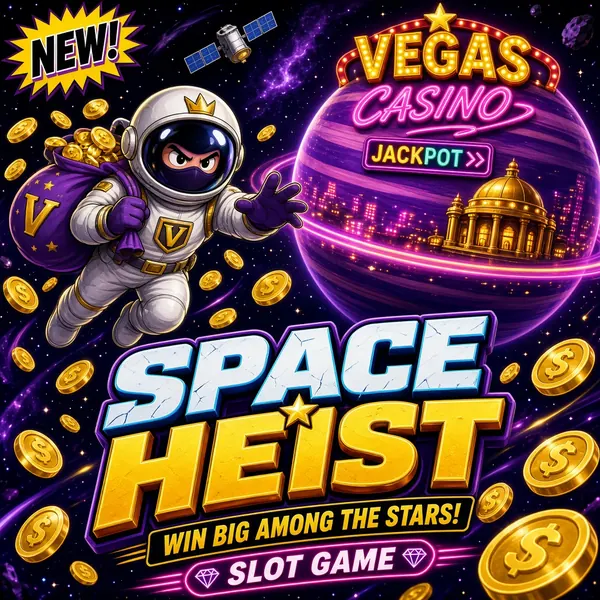 Vegas Space Heist style pokie
